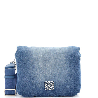 Loewe Goya Puffer Bag Denim Small