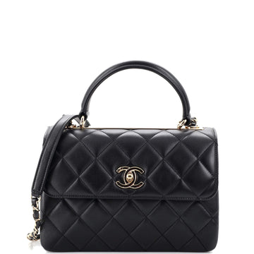 Chanel Trendy CC Top Handle Bag Quilted Lambskin Small