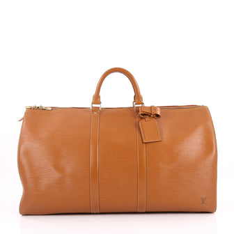 Louis Vuitton Keepall Bag Epi Leather 55 Brown 2243106