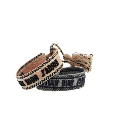 Christian Dior J'Adior Friendship Bracelet Set Woven Cotton Thin