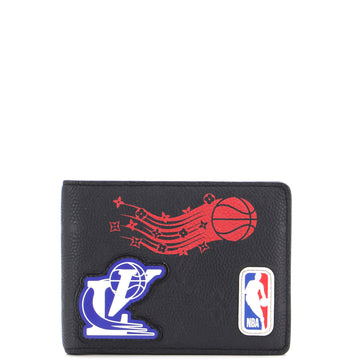 Louis Vuitton LV x NBA Multiple Wallet Printed Monogram Embossed Leather