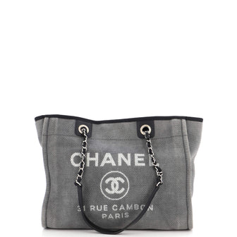 Chanel Deauville Tote Canvas Small
