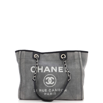Chanel Deauville Tote Canvas Small