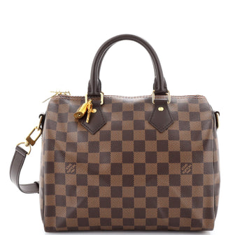 Louis Vuitton Speedy Bandouliere Bag Damier 25