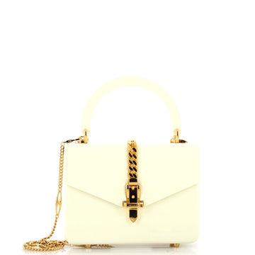 Gucci Sylvie 1969 Top Handle Bag Plexiglass Mini