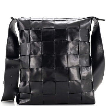 Bottega Veneta Cassette Messenger Bag Maxi Intrecciato Paper Calfskin