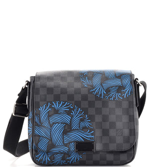 Louis Vuitton District Messenger Bag Limited Edition Nemeth Damier Graphite PM