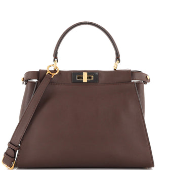 Fendi Peekaboo Bag Rigid Leather Regular