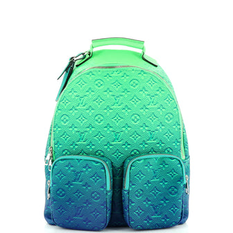 Louis Vuitton Multipocket Backpack Limited Edition Illusion Monogram Taurillon Leather