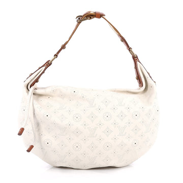 Louis Vuitton Onatah Hobo Mahina Leather GM White 2244201