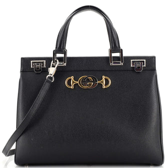 Gucci Zumi Top Handle Bag Leather Medium
