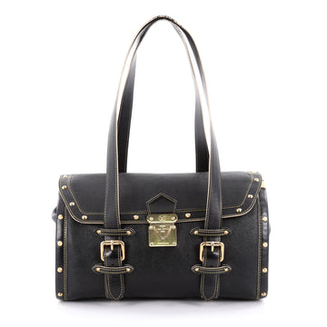 Louis Vuitton Suhali L'epanoui Handbag Leather GM Black 2244302