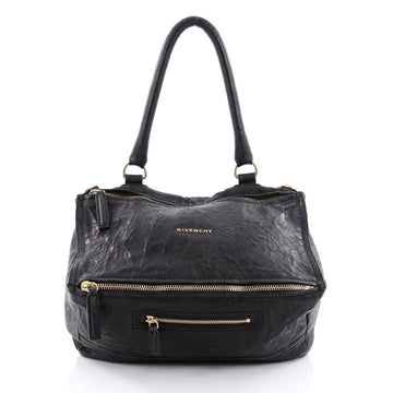 Givenchy Pandora Bag Distressed Leather Medium Black 2244602