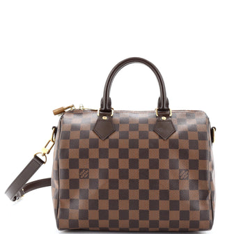 Louis Vuitton Speedy Bandouliere Bag Damier 25