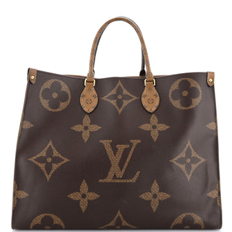 Louis Vuitton Brown Giant Reverse Monogram Coated Canvas OnTheGo