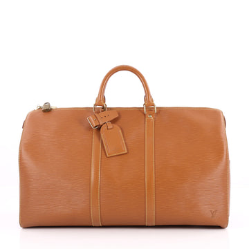 Louis Vuitton Keepall Bag Epi Leather 50 Brown 2245501