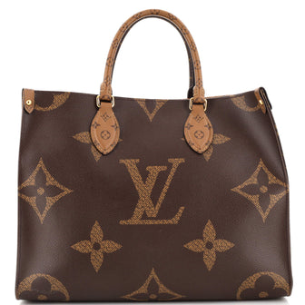 Louis Vuitton OnTheGo Tote Reverse Monogram Giant MM Brown 2282741