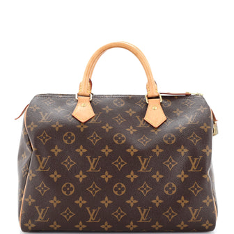 Louis Vuitton Speedy Handbag Monogram Canvas 30