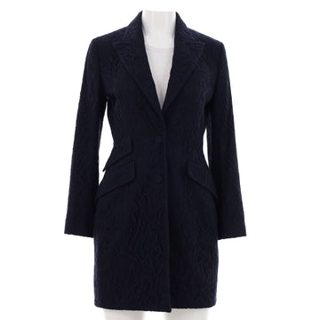 Christian Dior Women's Three Pocket Button Up Coat Lace