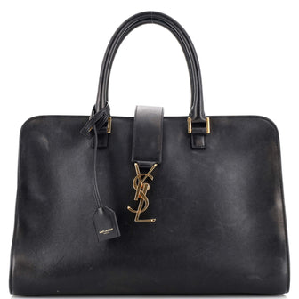 Saint Laurent Monogram Cabas Leather Medium