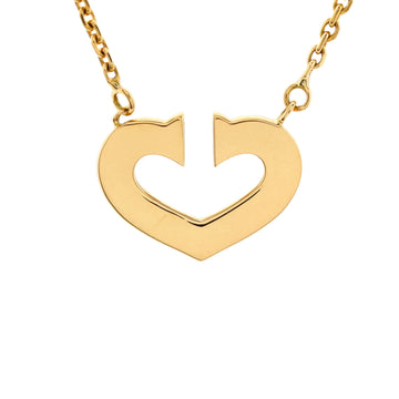 Cartier C Heart de Cartier Pendant Necklace 18K Yellow Gold