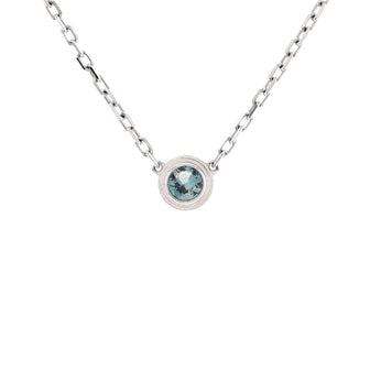 Cartier Cartier D'Amour Pendant Necklace 18K White Gold with Sapphire Small