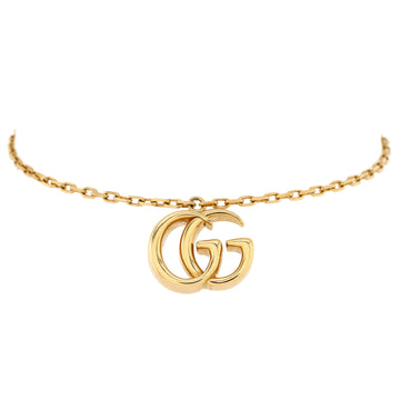 Gucci GG Running Charm Chain Bracelet 18K Yellow Gold