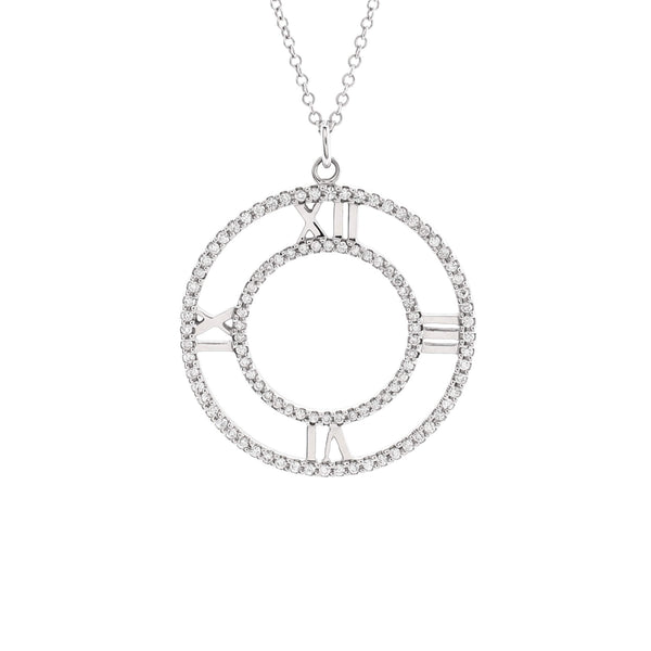 Tiffany & Co. Platinum & Diamond Horseshoe Pendant Necklace –  Dandelion Antiques
