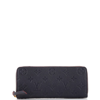 Louis Vuitton Clemence Wallet Monogram Empreinte Leather