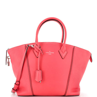 Louis Vuitton Soft Lockit Handbag Leather PM
