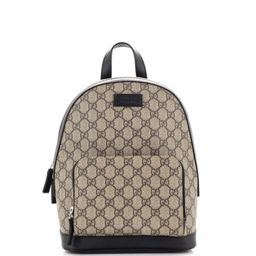 Gucci Zip Pocket Backpack GG Coated Canvas Small