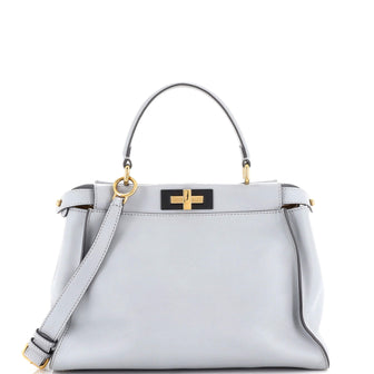 Fendi Peekaboo Bag Rigid Leather Regular