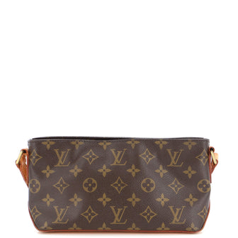 Louis Vuitton Trotteur Handbag Monogram Canvas