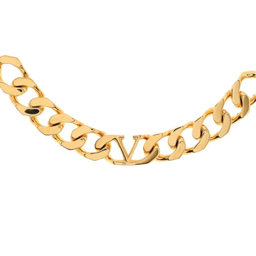 Valentino Garavani VLogo Choker Chain Necklace Metal