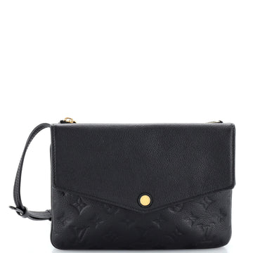 Louis Vuitton Twice Handbag Monogram Empreinte Leather