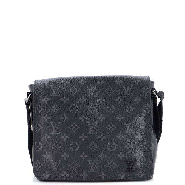 Louis Vuitton District NM Messenger Bag Damier Graphite PM Black