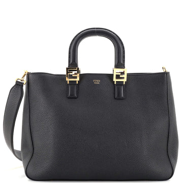 Fendi FF Handle Tote Leather Medium
