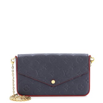 Louis Vuitton Felicie Pochette Monogram Empreinte Leather