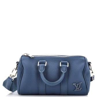 Louis Vuitton Keepall Bandouliere Bag Limited Edition Aerogram Leather XS