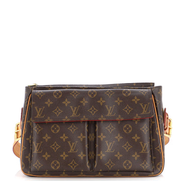 Louis Vuitton Viva Cite Handbag Monogram Canvas GM