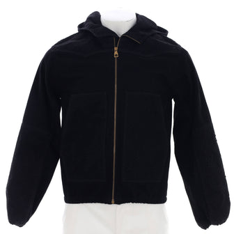 Louis Vuitton Men's Workwear Hooded Jacket Monogram Denim