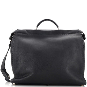 Fendi Selleria Peekaboo Fit Bag Leather Large