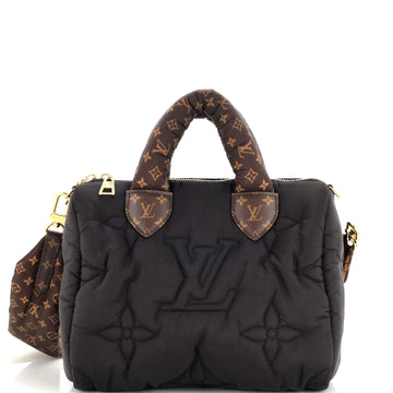 Louis Vuitton Speedy Bandouliere Bag Monogram Quilted Econyl Nylon 25