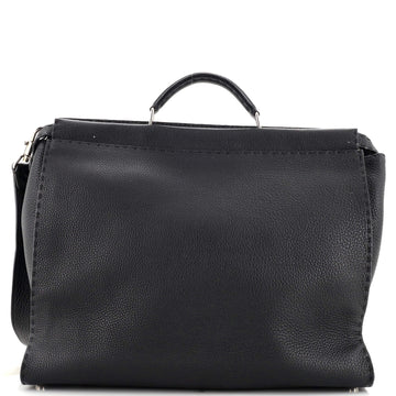 Fendi Monster Selleria Peekaboo Fit Bag Leather Large