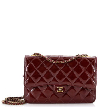 Chanel CC Eyelet Wallet on Chain Quilted Patent