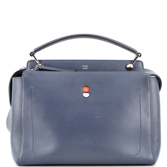 Fendi DotCom Convertible Satchel Leather Medium