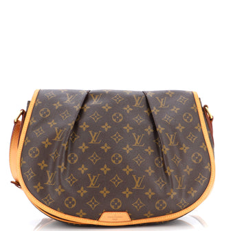 Louis Vuitton Menilmontant Handbag Monogram Canvas MM