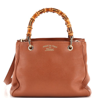 Gucci Bamboo Shopper Tote Leather Small