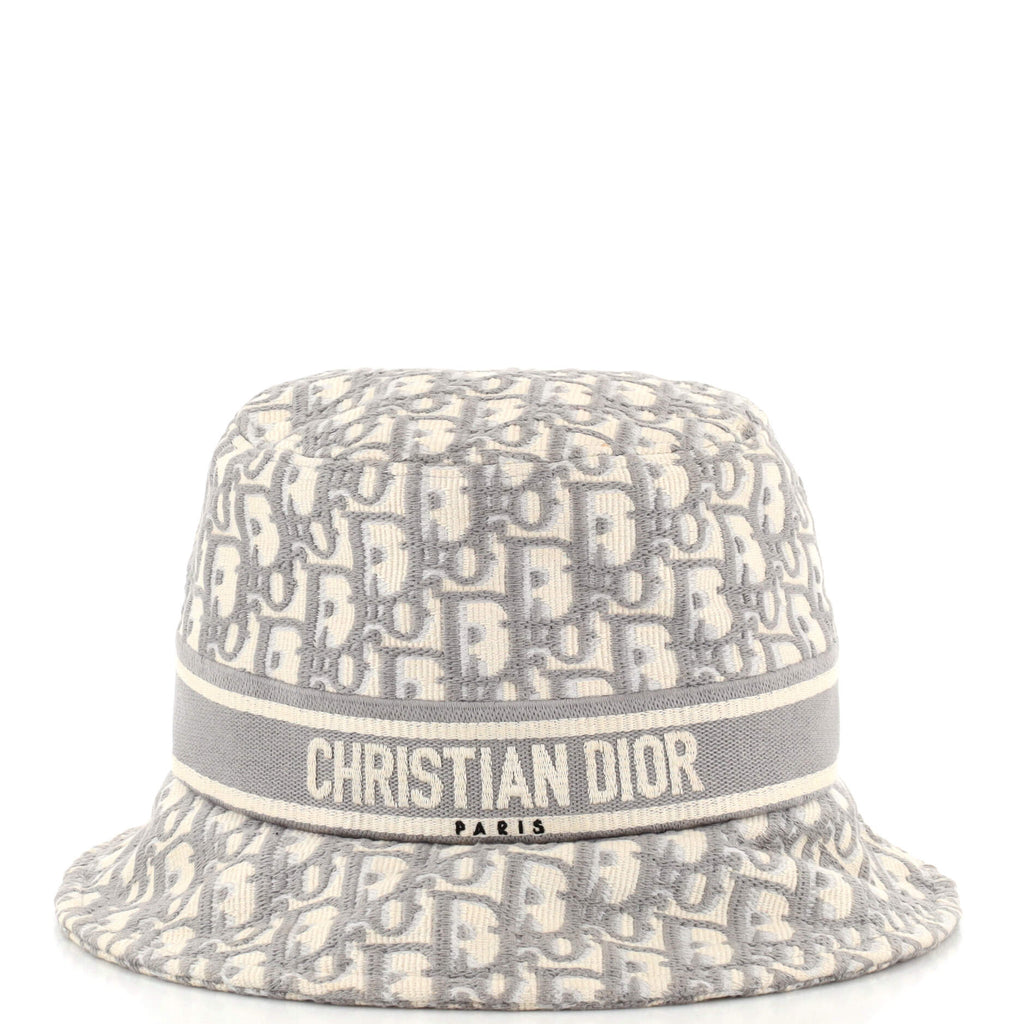 Christian Dior Bucket Hat Oblique Canvas 224682