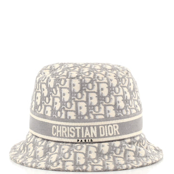 Christian Dior Bucket Hat Oblique Canvas
